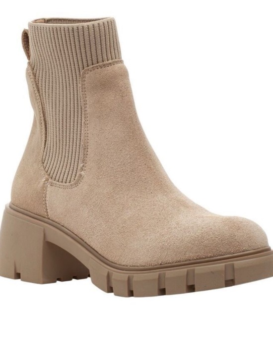 Steve Madden Shoes - NIB STEVE MADDEN Hayle Taupe Suede Booties SZ: 7.5
